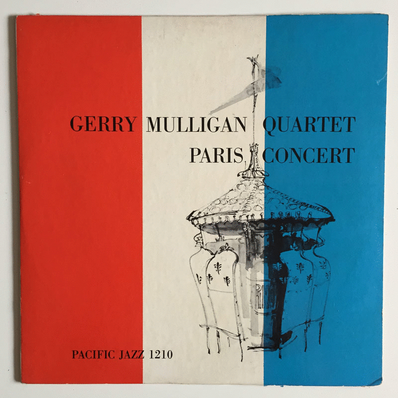 Gerry Mulligan Quartet - Paris Concert - Jacket Front